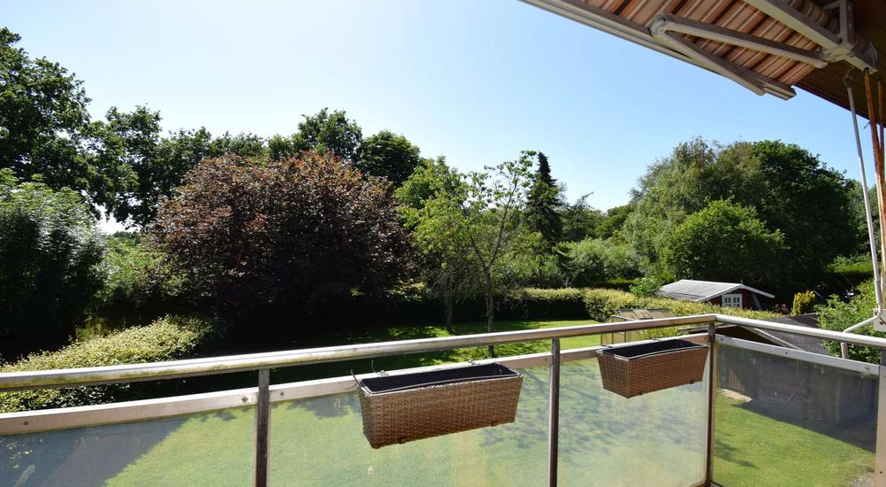 Blick vom Balkon