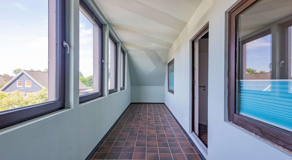 geschlossene Loggia